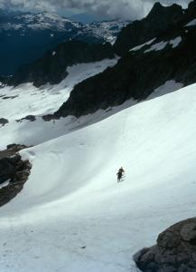 glacier crossing